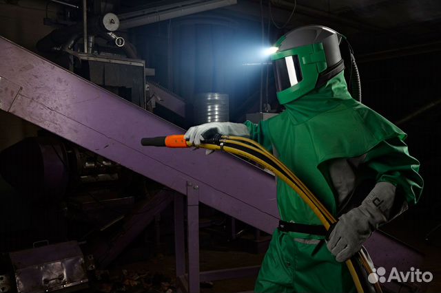 Пескоструйная обработка на выезде