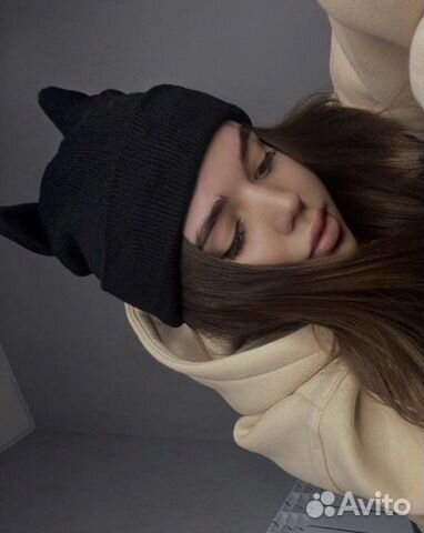 Шапка с ушками