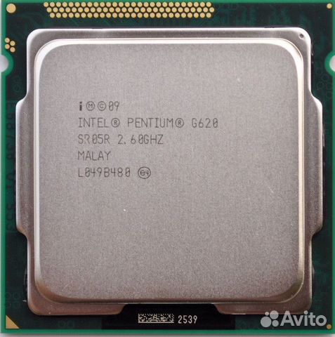 Оригинальный процессор Intel Pentium G620 1155
