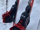 Лыжи с ботинками на 1,60 б/у