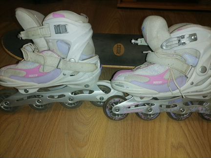 Роликовые коньки раздвижные Roces Yuma женские