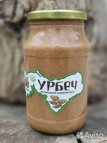 Урбеч-ореховая паста из Дагестана из миндаля-250гр