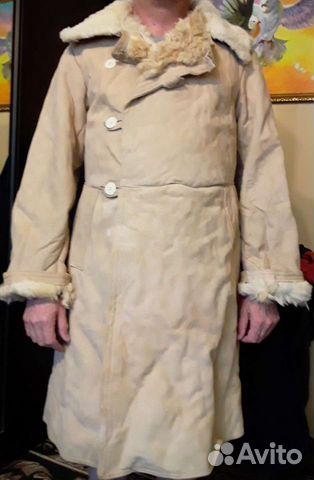 Полушубок армейский из натуральной овчины