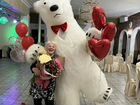 Аниматор белый медведь на праздник 2,5 м объявление продам