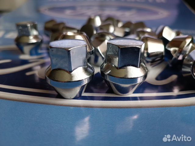 Гайки колесные на Форд высокий конус М12х1.5 хром