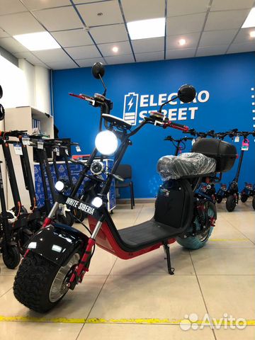 Электроскутер CityCoco White Siberia PRO 2500W