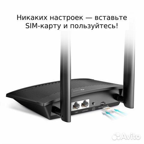 Роутер Wi-Fi TL-MR100 4G LTE