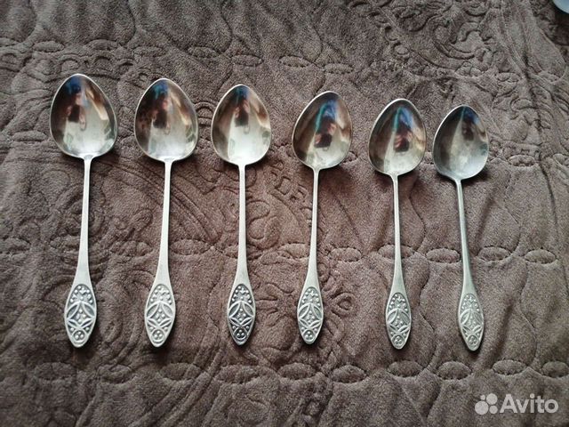 Чайна-кофейные ложечки Таллин мельхиор СССР