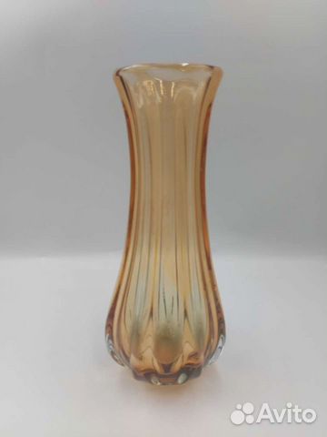 Ваза цветное стекло СССР