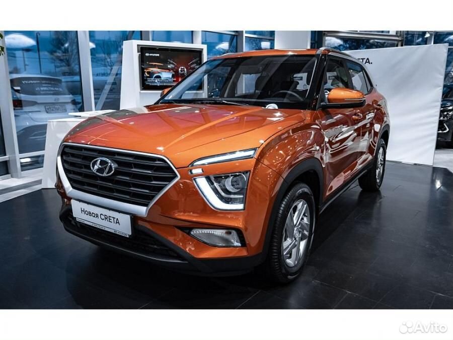 Hyundai Creta 2022 оранжевый