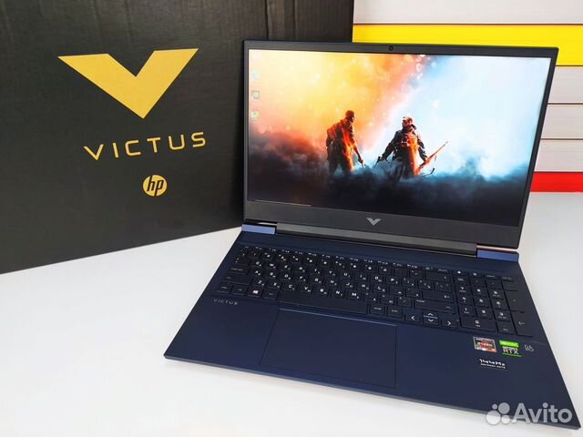 Игровой ноутбук HP Victus Ryzen + RTX
