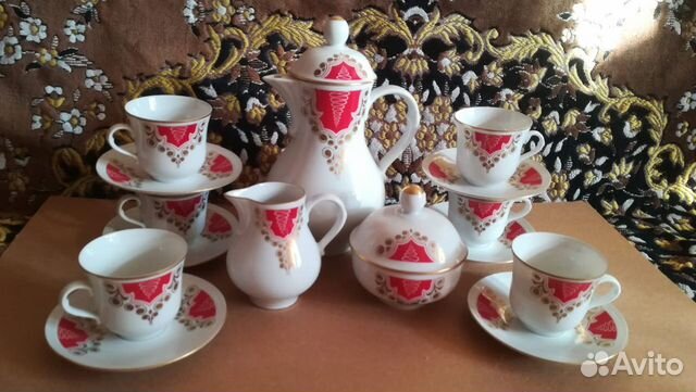 Кофейный сервиз гдр Фрайбергер freiberger