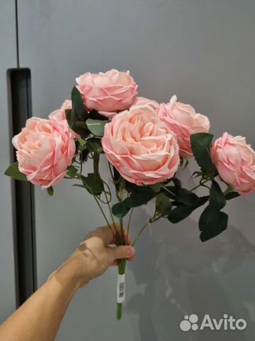 Искусственные розы пионовидные