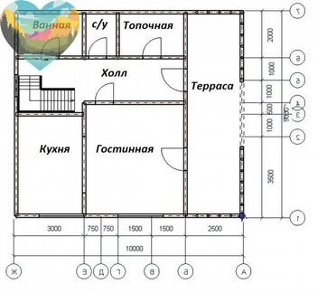 Сруб дома