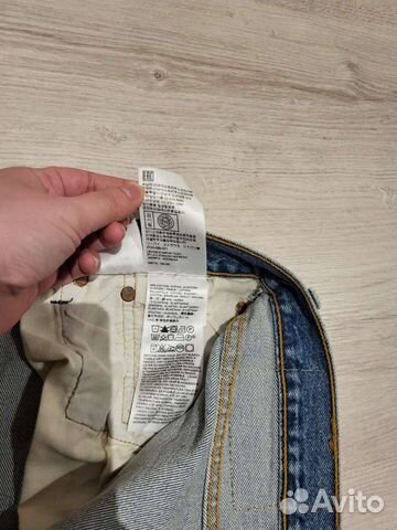 Мужские джинсы levis 501 размер 33/34 США