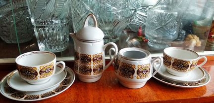 Сервиз кофейный Рижский фарфор.завод