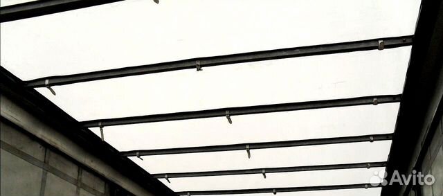 Новый тент на сдвижную крышу