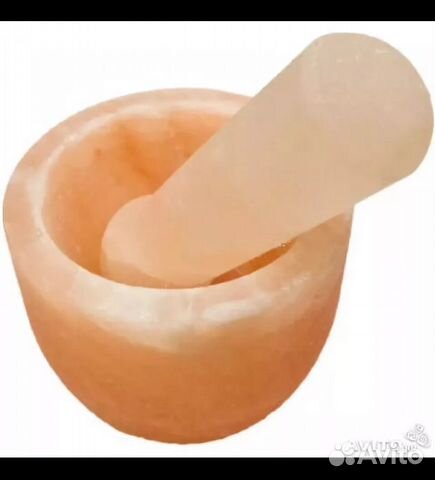 Солевая ступа с пестиком для сервировки и помола