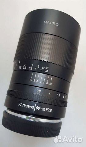 Объектив 7Artisans 60mm F 2,8 E-mount новый