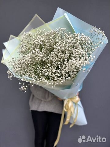 Цветы гипсофила.букет гигант из гипсофил.доставка