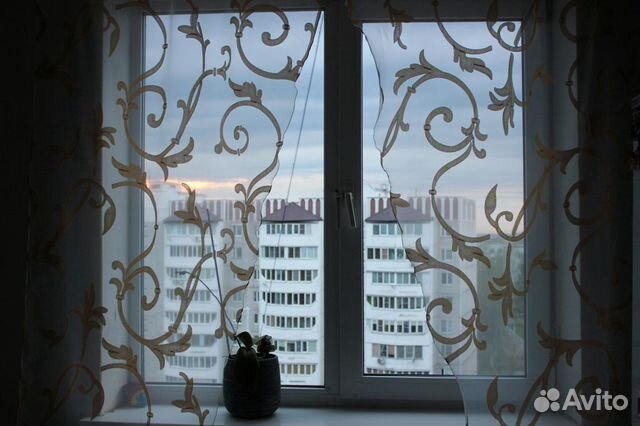 Тюль для кухни новый