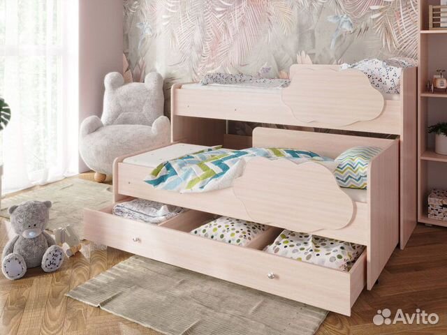 Детская двухъярусная кровать