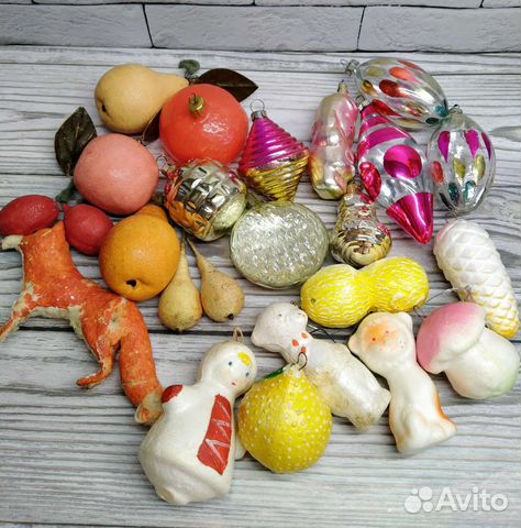 Елочные игрушки СССР