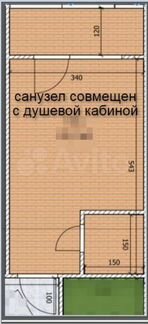 Квартира-студия, 22 м², 1/16 эт.