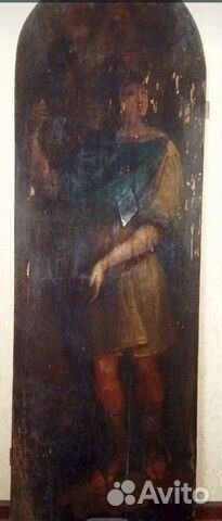 Храмовая икона Архангел Михаил 18 век на подарок