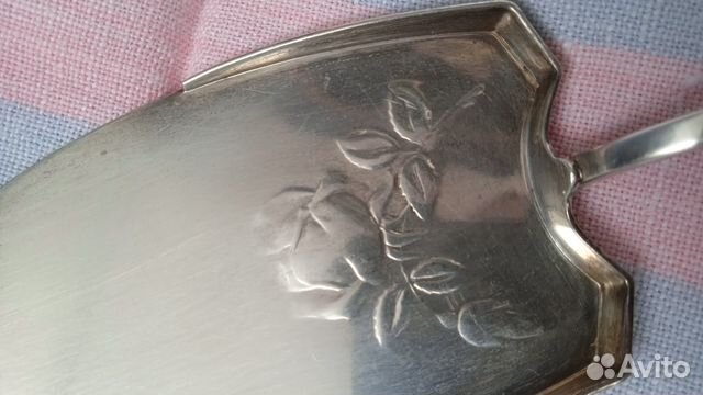 Винтаж. Лопатка для торта серебро