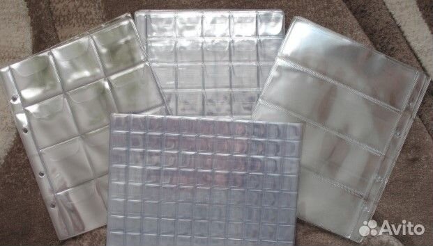 Листы для банкнот и монет. Оптима