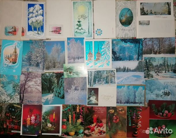 Открытки новогодние,1-9мая,8марта,23февраля СССР
