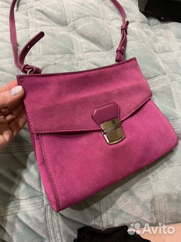 Сумка натуральная кожа и замша