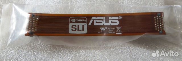 Гибкий SLI-шлейф Asus для nVidia-видеокарт. Новый