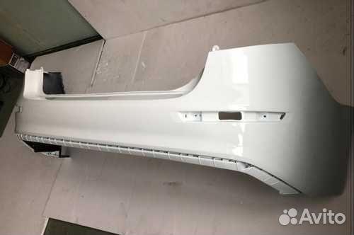 Бампер задний Kia Rio 3 2015-2017 в цвет белый PGU