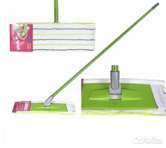 Швабра моп из микрофибры плоская универсальная