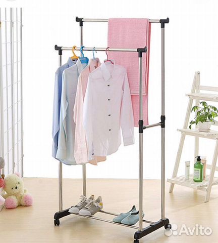 Вешалка напольная двойная(новая)