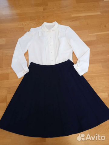 Юбка Финляндия винтаж. Блуза Ссср. Винтаж, 80-е