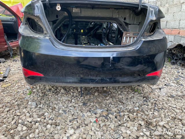 Бампер задний Hyundai Solaris 1 рестайлинг