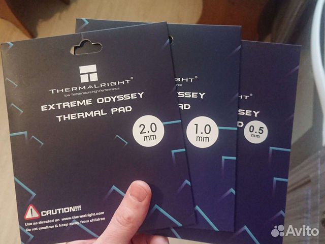 Термопрокладки 12,8-24 Вт/мК, база толщин