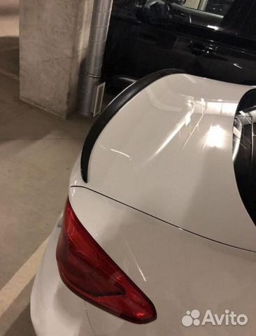 Cпойлер BMW 5 series g30 Черный глянец