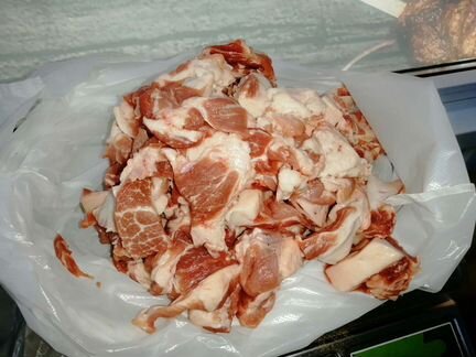 Обрезь свиная с шейной части