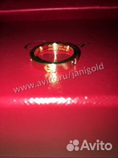 Золотое кольцо Картиер лов Cartier love