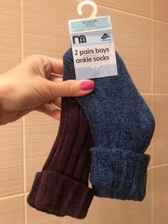 Новые носочки Mothercare, шерстяные