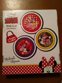 Новые часы настенные Minni Mouse