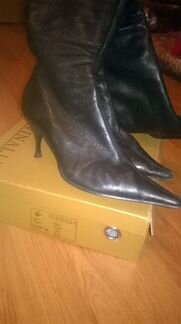 Осенние сапоги ботфорты