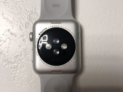 Apple watch series 3, 42mm, алюминий, оригинал