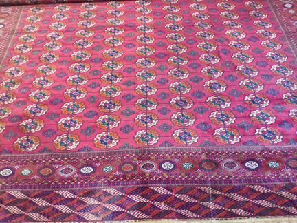 Ковёр Ахал Текэ. Туркменский. Ворсовый