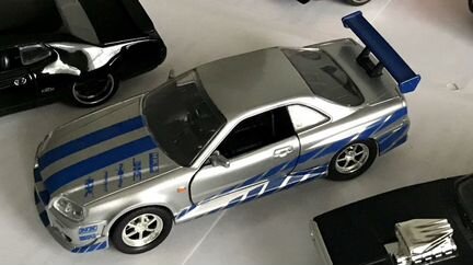 Машинка nissan skyline gtr r34 форсаж