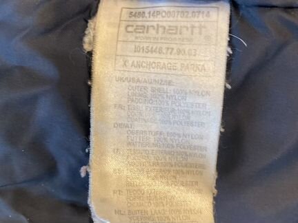 Парка Carhartt оригинал зимняя куртка